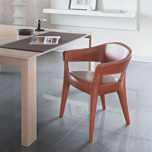 Fotoliu pentru uz comercial Alma Design, Jo Cuoietto